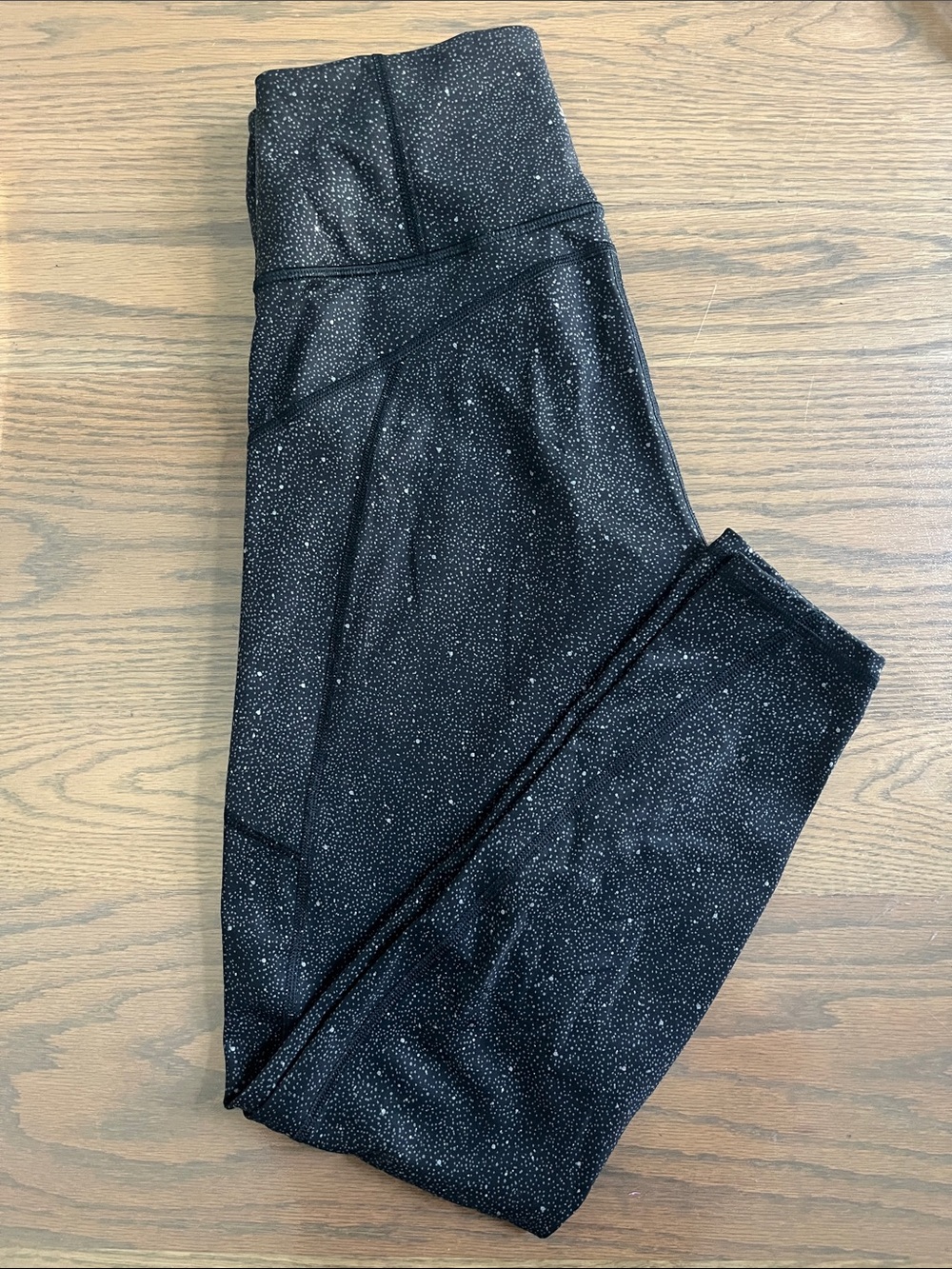 Athleta Black Speckle High-Rise Leggings